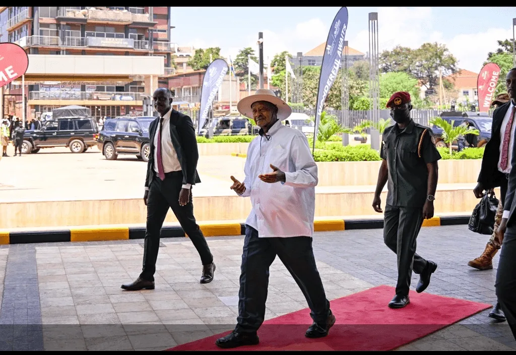 President @KagutaMuseveni is at the Kampala Marriott Hotel, where he has officially opened the five- — image 1