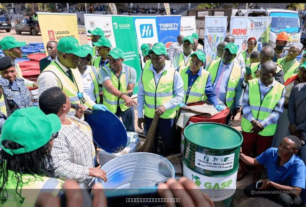 As this month’s #NationalCleaningDay approaches, the Rt. Hon. Prime Minister @R_Nabbanja received cl — image 1