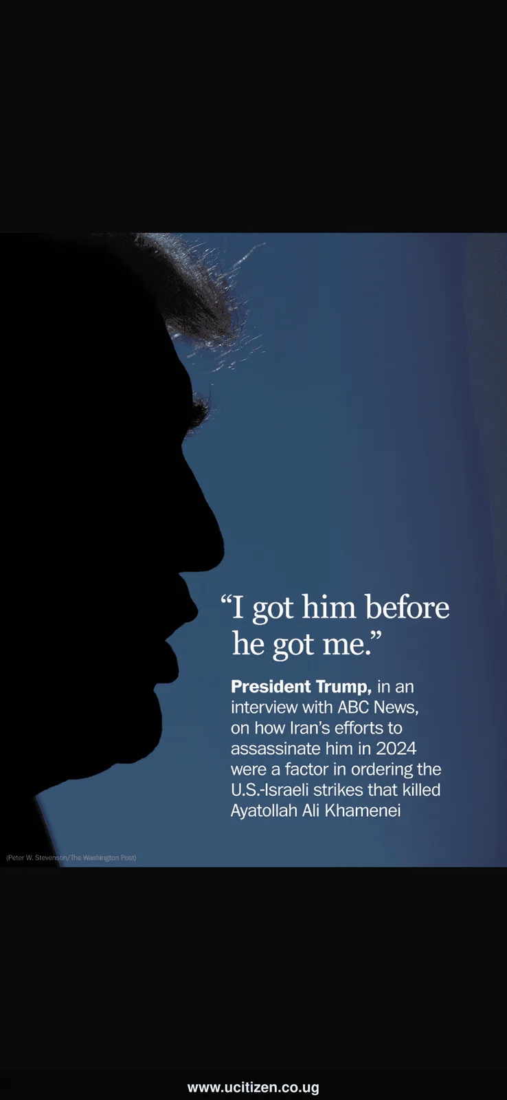 President Donald Trump for the first time acknowledged a personal dimension to his decision to attac — image 1