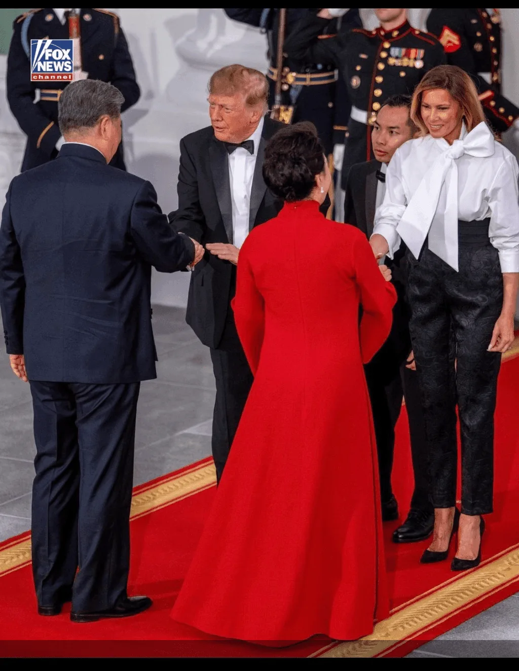 President Trump welcomes Chinese President Xi Jinping to the White House for a state dinner, bringin — image 1