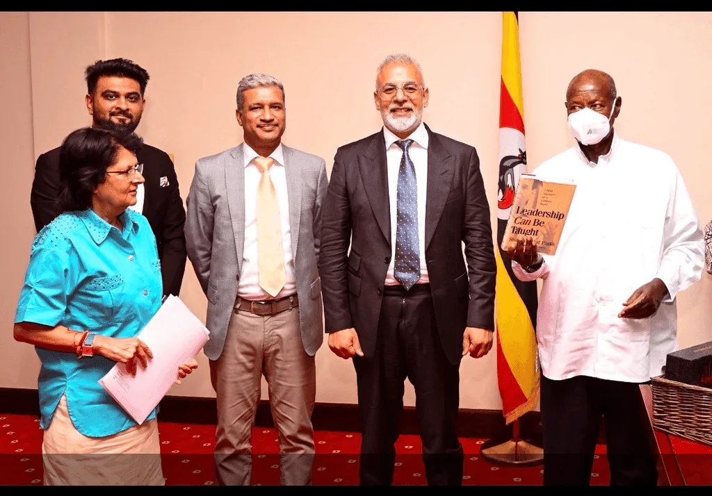 President @KagutaMuseveni met Lord Krish Raval OBE, a Member of the UK House of Lords, at State Hous — image 1