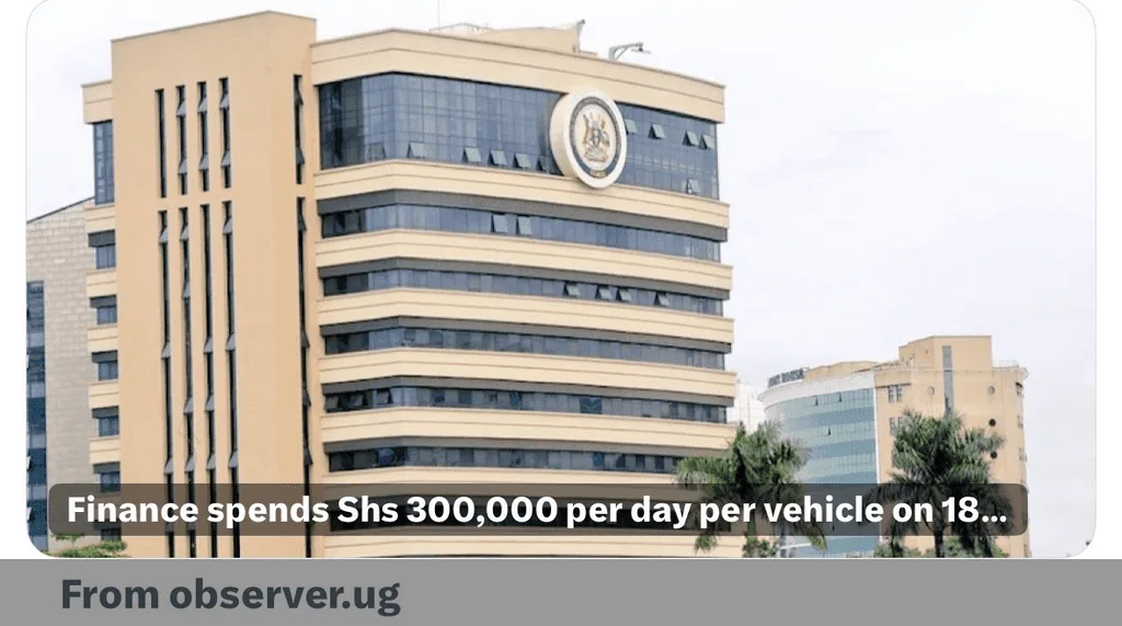 Finance spends Shs 300,000 per day per vehicle on 186-fleet

Parliament’s Public Accounts Committee  — image 1