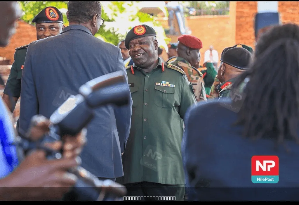 The Deputy Chief of Defence Forces, Lt Gen Sam Okiding, is representing Gen Muhoozi Kainerugaba at t — image 1